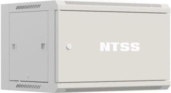 Шкаф коммутационный NTSS Премиум (NTSS-W6U6045FD) настенный 6U 570x450мм пер.дв.металл 60кг серый 18кг - купить недорого с доставкой в интернет-магазине