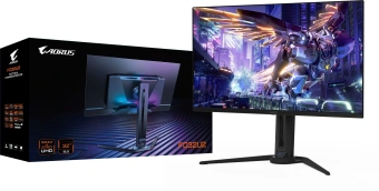 Монитор Gigabyte 31.5" Aorus FO32U2 черный QD OLED LED 16:9 HDMI M/M матовая HAS Piv 250cd 178гр/178гр 3840x2160 240Hz DP 4K USB 8.53кг - купить недорого с доставкой в интернет-магазине