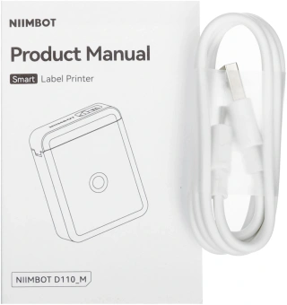 Термопринтер Niimbot D110 M (1746805) 203dpi 40мм/с/USB/BT для печ.этик. голубой - купить недорого с доставкой в интернет-магазине