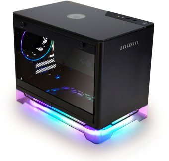 Корпус Inwin CF08A (A1PLUS) черный 650W miniITX 4x120mm 2xUSB3.0 audio - купить недорого с доставкой в интернет-магазине