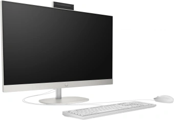 Моноблок HP 27-cr0002i 27" Full HD Touch i7 1355U (1.7) 16Gb SSD512Gb Iris Xe CR Free DOS GbitEth WiFi BT 65W клавиатура мышь Cam белый 1920x1080 - купить недорого с доставкой в интернет-магазине