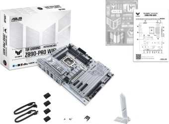 Материнская плата Asus TUF GAMING Z890-PRO WIFI Soc-1851 Intel Z890 4xDDR5 ATX AC`97 8ch(7.1) 2.5Gg RAID+HDMI+DP - купить недорого с доставкой в интернет-магазине
