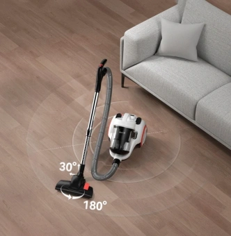 Пылесос Deerma DEM-TJ200W 1850Вт белый/черный - купить недорого с доставкой в интернет-магазине