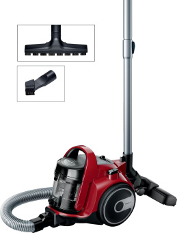 Пылесос Bosch BGC05AAA2 700Вт красный/черный - купить недорого с доставкой в интернет-магазине