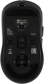 Мышь Оклик 800GMW черный/черный оптическая 10000dpi беспров. BT/Radio USB 6but - купить недорого с доставкой в интернет-магазине