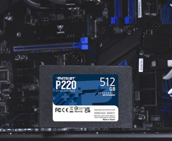 Накопитель SSD Patriot SATA III 512Gb P220S512G25 P220 2.5" - купить недорого с доставкой в интернет-магазине