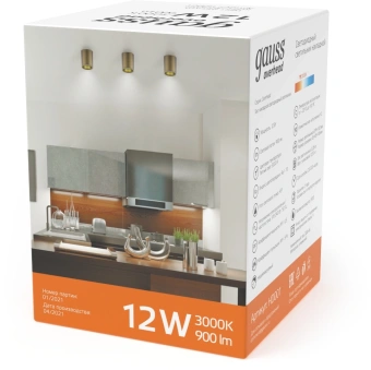 Светильник Gauss Overhead потолоч. коричневый (HD001) - купить недорого с доставкой в интернет-магазине