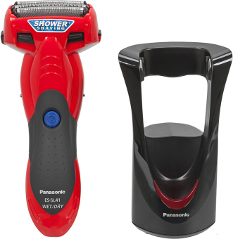 Бритва сетчатая Panasonic ES-SL41R520 реж.эл.:3 питан.:аккум. красный/черный - купить недорого с доставкой в интернет-магазине