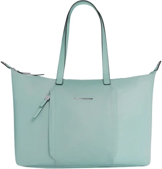 Сумка женская Piquadro Lyra BD6723W92T/VE с отделением для ноутбука мятный ткань/натур.кожа - купить недорого с доставкой в интернет-магазине