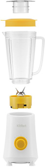 Блендер стационарный Kitfort КТ-3055-2 300Вт белый/желтый - купить недорого с доставкой в интернет-магазине
