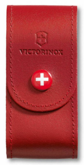 Чехол Victorinox 4.0521.1 нат.кожа петля красный без упаковки - купить недорого с доставкой в интернет-магазине