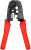 Инструмент обжимной Hyperline HT-568 для RJ-45/RJ-12 (упак:1шт) черный/красный - купить недорого с доставкой в интернет-магазине
