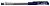 Ручка гелев. Deli E6600blue прозрачный d=0.5мм син. черн. резин. манжета резин.манжета