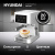 Кофеварка рожковая Hyundai HEM-3203 1000Вт белый/серебристый - купить недорого с доставкой в интернет-магазине