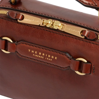 Сумка женская The Bridge Laura 04180601/14 коричневая натур.кожа - купить недорого с доставкой в интернет-магазине