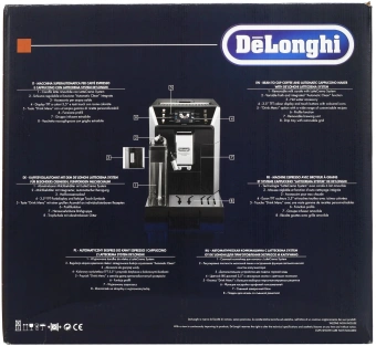 Кофемашина Delonghi ECAM550.65.SB 1450Вт черный/серебристый - купить недорого с доставкой в интернет-магазине