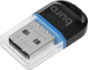 Адаптер USB Buro BU-BT601 BT6.0+EDR+BLE class 2 20м черный - купить недорого с доставкой в интернет-магазине