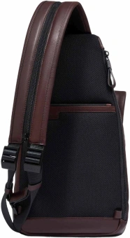 Рюкзак слинг Piquadro Harper CA6784AP/TM коричневый натур.кожа - купить недорого с доставкой в интернет-магазине