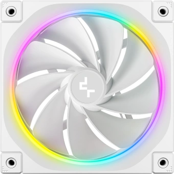 Вентилятор для корпуса Deepcool FL12R Wh Reverse ARGB 120х120x25 белый 4-pin 33.9дБ (R-FL12R-WHAPN1-G) Ret - купить недорого с доставкой в интернет-магазине