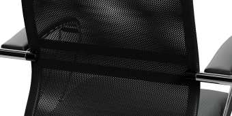 Кресло Метта SU-B-8 черный сиденье черный сетка с подголов. крестов. металл хром - купить недорого с доставкой в интернет-магазине