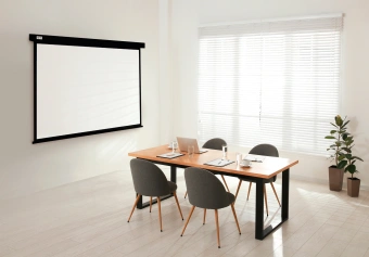 Экран Cactus 120" 183x244см Wallscreen CS-PSW-183X244-BK 4:3 настенно-потолочный рулонный черный - купить недорого с доставкой в интернет-магазине