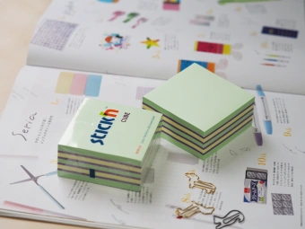 Блок самоклеящийся бумажный Stick`n 21342 76x76мм 400лист. 70г/м2 неон+пастель зеленый 3цв.в упак. - купить недорого с доставкой в интернет-магазине