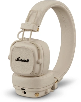 Гарнитура накладные Marshall Major V бежевый беспроводные bluetooth оголовье (MAJOR V CREAM) - купить недорого с доставкой в интернет-магазине