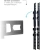 Стойка для телевизора Kromax OMEGA-18 черный 16"-65" макс.40кг напольный мобильный - купить недорого с доставкой в интернет-магазине