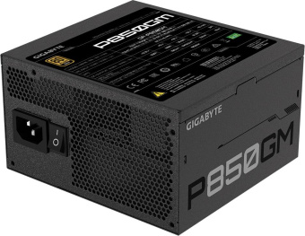 Блок питания Gigabyte ATX 850W GP-P850GM 80+ gold (20+4pin) APFC 120mm fan 8xSATA Cab Manag RTL - купить недорого с доставкой в интернет-магазине