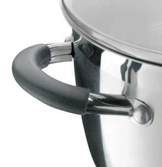 Кастрюля Rondell Flamme RDS-023 2.3л. d=18см (с крышкой) стальной - купить недорого с доставкой в интернет-магазине