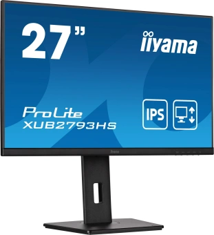 Монитор Iiyama 27" ProLite XUB2793HS-B6 черный IPS LED 16:9 HDMI M/M матовая HAS Piv 250cd 178гр/178гр 1920x1080 100Hz DP FHD 5.4кг - купить недорого с доставкой в интернет-магазине
