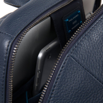 Рюкзак Piquadro Modus Special CA3214MOS/BLU синий кожа - купить недорого с доставкой в интернет-магазине