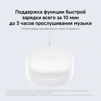 Гарнитура внутриканальные Xiaomi Redmi Buds 6 Play синий беспроводные bluetooth в ушной раковине (BHR9283GL) - купить недорого с доставкой в интернет-магазине
