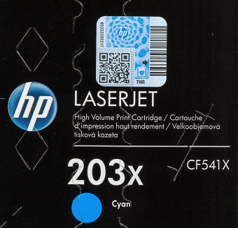 Картридж лазерный HP 203X CF541X голубой (2500стр.) для HP M254/280/281 - купить недорого с доставкой в интернет-магазине