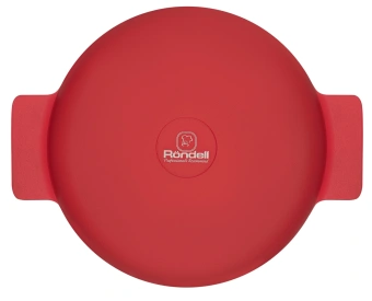 Кастрюля Rondell Red Edition RDA-1118 4.6л. d=24см (с крышкой) красный - купить недорого с доставкой в интернет-магазине