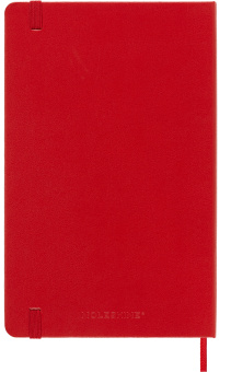 Блокнот Moleskine CLASSIC QP060R Large 130х210мм 240стр. линейка твердая обложка красный - купить недорого с доставкой в интернет-магазине