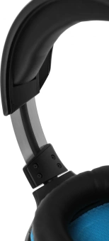 Наушники с микрофоном Logitech G431 черный/синий 2м мониторные оголовье (981-000772) - купить недорого с доставкой в интернет-магазине