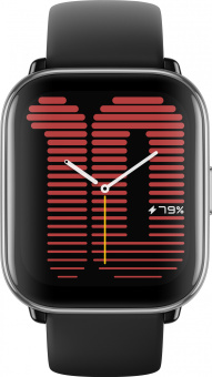 Смарт-часы Amazfit Active A2211 35.9мм 1.75" AMOLED корп.черный рем.черный разм.брасл.:135-190мм (1746349) - купить недорого с доставкой в интернет-магазине