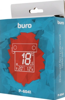 Термометр Buro P-6041 серебристый - купить недорого с доставкой в интернет-магазине