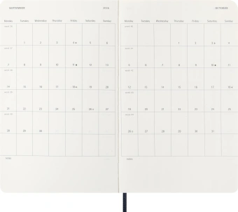 Еженедельник Moleskine CLASSIC SOFT WKNT Large 130х210мм 144стр. мягкая обложка синий сапфир - купить недорого с доставкой в интернет-магазине