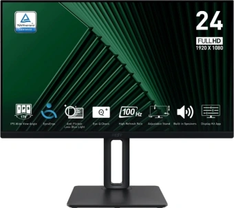 Монитор MSI 23.8" Pro MP245PG E14 черный IPS LED 16:9 HDMI M/M матовая HAS Piv 300cd 178гр/178гр 1920x1080 144Hz VGA DP FHD 5.25кг - купить недорого с доставкой в интернет-магазине