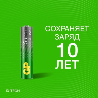 Батарея GP Super Alkaline G-Tech 24А AAA NiMH 1000mAh (8шт) - купить недорого с доставкой в интернет-магазине