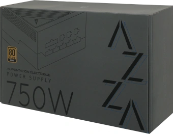 Блок питания Azza ATX 750W PSAZ-750G 80+ gold (20+4pin) APFC 120mm fan 6xSATA Cab Manag RTL - купить недорого с доставкой в интернет-магазине