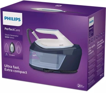 Парогенератор Philips PSG6026/20 2400Вт синий/голубой - купить недорого с доставкой в интернет-магазине