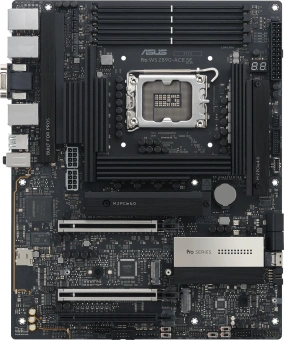 Материнская плата Asus PRO WS Z890-ACE SE Soc-1851 Intel Z890 4xDDR5 ATX AC`97 8ch(7.1) 1x10G/1х2,5G/1xGigabit RAID+HDMI - купить недорого с доставкой в интернет-магазине