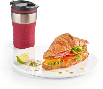 Термокружка для напитков Rondell The Morning Red RDS-1163 0.26л. красный картонная коробка - купить недорого с доставкой в интернет-магазине