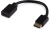 Переходник Buro DisplayPort (m)/HDMI (f) черный (BU-HDMI(F)-DP(M)) - купить недорого с доставкой в интернет-магазине