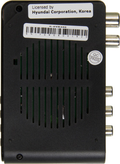 Ресивер DVB-T2 Hyundai H-DVB200 черный - купить недорого с доставкой в интернет-магазине