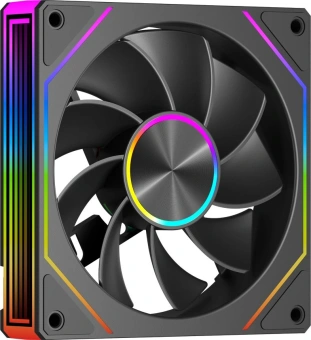 Вентилятор для корпуса PcCooler FG120R Reverse ARGB 120х120x25 черный 4-pin 28.4дБ (FG120R ARGB BK) Ret - купить недорого с доставкой в интернет-магазине