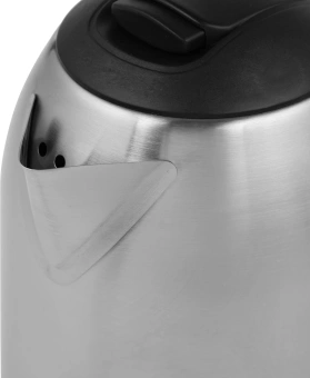 Чайник электрический Supra KES-1821 1.8л. 1500Вт серебристый/черный корпус: металл - купить недорого с доставкой в интернет-магазине